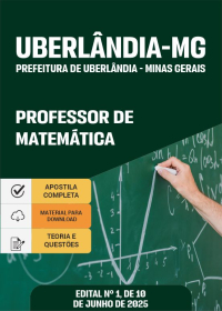 Professor de Matemática - Prefeitura de Uberlândia-MG