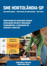 Professor de Educação Básica (Educação Infantil, Educação Fundamental e EJA) - Prefeitura de Hortolândia-SP