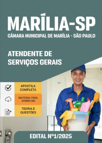 Atendente de Serviços Gerais - Câmara de Marília-SP