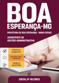 Assistente de Gestão Administrativa - Prefeitura de Boa Esperança-MG