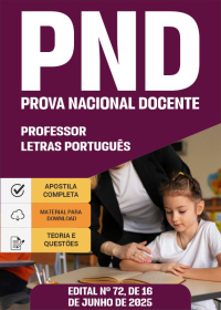 Professor - Letras Português - PND-Prova Nacional Docente