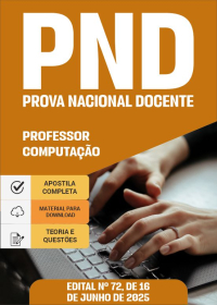Professor - Computação - PND-Prova Nacional Docente