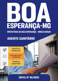 Agente Sanitário - Prefeitura de Boa Esperança-MG