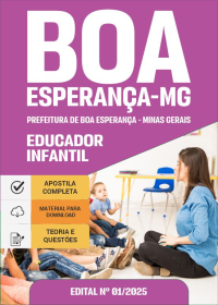 Educador Infantil - Prefeitura de Boa Esperança-MG