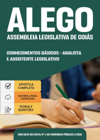Conhecimentos Básicos - Analista e Assistente Legislativo - ALEGO (preparatória)