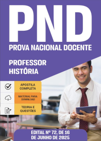 Professor - História - PND-Prova Nacional Docente