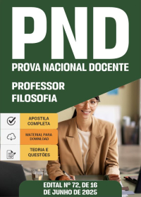 Professor - Filosofia - PND-Prova Nacional Docente