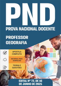 Professor - Geografia - PND-Prova Nacional Docente