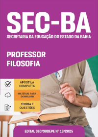 Professor - Filosofia - SEC-BA