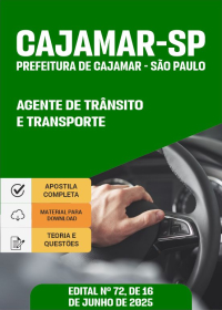 Agente de Trânsito e Transporte - Prefeitura de Cajamar-SP
