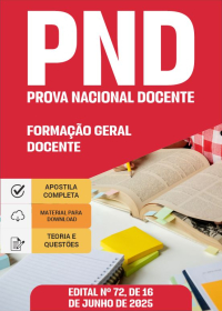 Formação Geral Docente - PND-Prova Nacional Docente