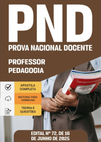 Professor - Pedagogia - PND-Prova Nacional Docente