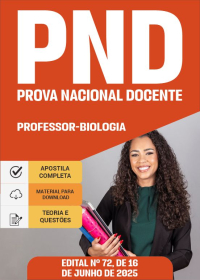 Professor - Biologia - PND - Prova Nacional Docente
