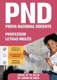 Professor - Letras Inglês - PND - Prova Nacional Docente