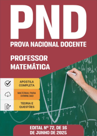 Professor - Matemática - PND - Prova Nacional Docente