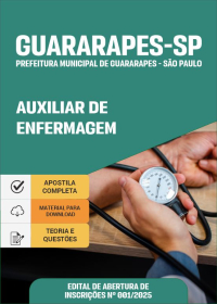 Auxiliar de Enfermagem - Prefeitura de Guararapes-SP