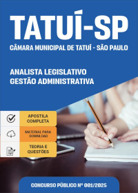 Analista Legislativo - Gestão Administrativa - Câmara de Tatuí-SP