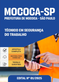 Técnico em Segurança do Trabalho - Prefeitura de Mococa-SP