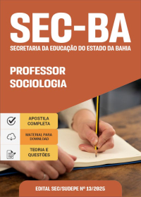 Professor - Sociologia - SEC-BA