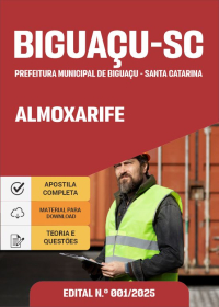 Almoxarife - Prefeitura de Biguaçu-SC