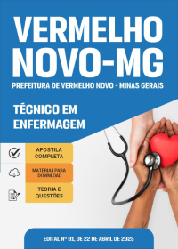 Técnico em Enfermagem - Prefeitura de Vermelho Novo-MG