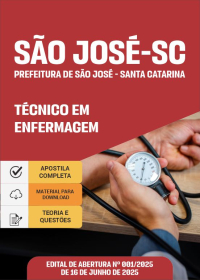 Técnico em Enfermagem - Prefeitura de São José-SC