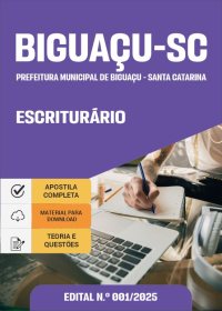 Escriturário - Prefeitura de Biguaçu-SC