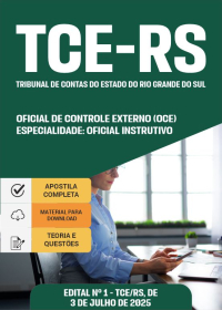 Oficial de Controle Externo (OCE) - Especialidade: Oficial Instrutivo - TCE-RS