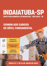 Comum aos Cargos de Nível Fundamental - Prefeitura de Indaiatuba-SP