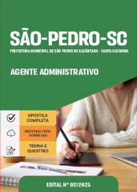 Agente Administrativo - Prefeitura de São Pedro de Alcântara-SC
