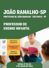 Professor de Ensino Infantil - Prefeitura de João Ramalho-SP
