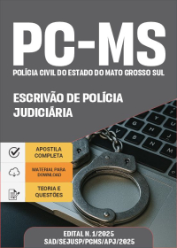 Escrivão de Polícia Judiciária - Polícia Civil-MS