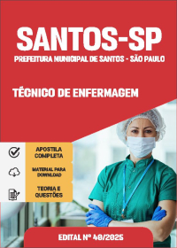 Técnico de Enfermagem - Prefeitura de Santos-SP