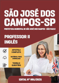 Professor II - Inglês - Prefeitura de São José dos Campos-SP