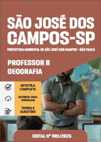 Professor II - Geografia - Prefeitura de São José dos Campos-SP