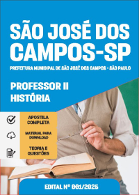 Professor II - História - Prefeitura de São José dos Campos-SP